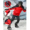 imageMAGCOMSEN Mens Winter Coats Water Resistant Ski Snow Jacket Warm Fleece Jacket Parka Raincoats With MultiPocketsRed