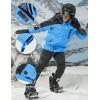 imageMAGCOMSEN Mens Winter Coats Water Resistant Ski Snow Jacket Warm Fleece Jacket Parka Raincoats With MultiPocketsSky Blue