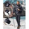imageMAGCOMSEN Mens Winter Coats Water Resistant Ski Snow Jacket Warm Fleece Jacket Parka Raincoats With MultiPocketsSky Blue Camo