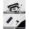 imageMAGCOMSEN Mens Winter Coats Water Resistant Ski Snow Jacket Warm Fleece Jacket Parka Raincoats With MultiPocketsWhite