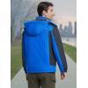 imageMAGCOMSEN Mens Winter Coats Water Resistant Snow Ski Jacket Fleece Lined Parka 5 PocketsBlue