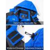 imageMAGCOMSEN Mens Winter Coats Water Resistant Snow Ski Jacket Fleece Lined Parka 5 PocketsBlue