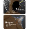 imageMAGCOMSEN Mens Winter Coats Water Resistant Snow Ski Jacket Fleece Lined Parka 5 PocketsCoffee