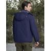 imageMAGCOMSEN Mens Winter Coats Water Resistant Snow Ski Jacket Fleece Lined Parka 5 PocketsDark Blue