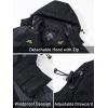 imageMAGCOMSEN Mens Winter Coats Water Resistant Snow Ski Jacket Fleece Lined Parka 5 PocketsDark Grey