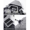 imageMAGCOMSEN Mens Winter Coats Water Resistant Snow Ski Jacket Fleece Lined Parka 5 PocketsLight Grey