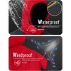 imageMAGCOMSEN Mens Winter Coats Water Resistant Snow Ski Jacket Fleece Lined Parka 5 PocketsRed