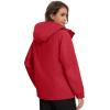imageMAGCOMSEN Womens 3 in 1 Ski Jacket Water Resistant Winter Snow Coat Warm Fleece Lined Windproof Hiking Rain OutwearCrimson