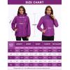 imageMAGCOMSEN Womens 3 in 1 Ski Jacket Water Resistant Winter Snow Coat Warm Fleece Lined Windproof Hiking Rain OutwearPurple