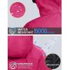imageMAGCOMSEN Womens 3 in 1 Ski Jacket Water Resistant Winter Snow Coat Warm Fleece Lined Windproof Hiking Rain OutwearRosered