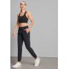 imageMAGCOMSEN Womens Hiking Pants Lightweight Quick Dry Waterproof Joggers with Pockets Athletic Travel Track CasualBlack