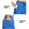 imageMAGCOMSEN Womens Hiking Pants Lightweight Quick Dry Waterproof Joggers with Pockets Athletic Travel Track CasualBlue