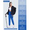 imageMAGCOMSEN Womens Hiking Pants Lightweight Quick Dry Waterproof Joggers with Pockets Athletic Travel Track CasualBlue