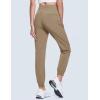 imageMAGCOMSEN Womens Hiking Pants Lightweight Quick Dry Waterproof Joggers with Pockets Athletic Travel Track CasualKhaki