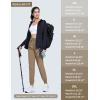 imageMAGCOMSEN Womens Hiking Pants Lightweight Quick Dry Waterproof Joggers with Pockets Athletic Travel Track CasualKhaki