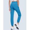 imageMAGCOMSEN Womens Hiking Pants Lightweight Quick Dry Waterproof Joggers with Pockets Athletic Travel Track CasualLake Blue