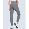 imageMAGCOMSEN Womens Hiking Pants Lightweight Quick Dry Waterproof Joggers with Pockets Athletic Travel Track CasualLight Grey