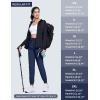 imageMAGCOMSEN Womens Hiking Pants Lightweight Quick Dry Waterproof Joggers with Pockets Athletic Travel Track CasualNavy