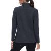 imageMAGCOMSEN Fleece Jacket Women Zip UP Lightweight Soft Polar Warm Winter Jackets for Women with Pockets Outdoor HikingAblack