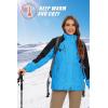 imageMAGCOMSEN Womens 3in1 Winter Coats Snow Ski Jacket Waterproof Windproof Fleece Lined Winter Jacket ParkaLake Blue