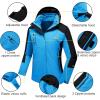 imageMAGCOMSEN Womens 3in1 Winter Coats Snow Ski Jacket Waterproof Windproof Fleece Lined Winter Jacket ParkaLake Blue