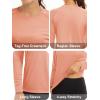 imageMAGCOMSEN Womens Long Sleeve Shirts UPF 50 Sun Protection Shirts for Hiking Fishing Workout Rash GuardApricot
