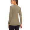 imageMAGCOMSEN Womens Long Sleeve Shirts UPF 50 Sun Protection Shirts for Hiking Fishing Workout Rash GuardDull Cyan