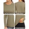 imageMAGCOMSEN Womens Long Sleeve Shirts UPF 50 Sun Protection Shirts for Hiking Fishing Workout Rash GuardDull Cyan