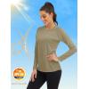 imageMAGCOMSEN Womens Long Sleeve Shirts UPF 50 Sun Protection Shirts for Hiking Fishing Workout Rash GuardDull Cyan