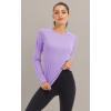 imageMAGCOMSEN Womens Long Sleeve Shirts UPF 50 Sun Protection Shirts for Hiking Fishing Workout Rash GuardLight Purple