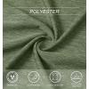imageMAGCOMSEN Womens Short Sleeve Quick Dry TShirts Wicking Moisture Workout Athletic Running ShirtsArmy Green