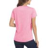 imageMAGCOMSEN Womens Short Sleeve Quick Dry TShirts Wicking Moisture Workout Athletic Running ShirtsPink
