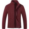 imageMAGCOMSEN Fleece Jacket Women Zip UP Lightweight Soft Polar Warm Winter Jackets for Women with Pockets Outdoor HikingWine Red
