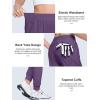 imageMAGCOMSEN Joggers for Women High Waisted Golf Pants with Zipper Pockets Quick Dry Lightweight Hiking Travel Workout PantsDark Purple