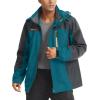 imageMAGCOMSEN Mens Hooded Windproof Water Resistant Rain Jacket Windbreaker 5 Pockets for HikingFishingTravelLake Blue