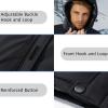 imageMAGCOMSEN Mens Winter Coats Ski Snow Rain Jackets Water Resistant with Hood Warm Fleece Parka Hiking Fishing WorkBlack