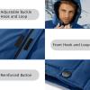 imageMAGCOMSEN Mens Winter Coats Ski Snow Rain Jackets Water Resistant with Hood Warm Fleece Parka Hiking Fishing WorkDenim Blue