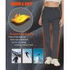 imageMAGCOMSEN Womens Fleece Lined Hiking Pants Waterproof Insulated Outdoor Snow Ski Pants Warm Winter Softshell PantsDark Grey