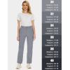 imageMAGCOMSEN Womens Fleece Lined Hiking Pants Waterproof Insulated Outdoor Snow Ski Pants Warm Winter Softshell PantsLight Grey