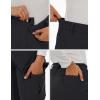 imageMAGCOMSEN Womens Fleece Lined Winter Hiking Waterproof Insulated Outdoor Snow Ski Softshell Pants for Cold WeatherBlack