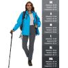 imageMAGCOMSEN Womens Fleece Lined Winter Hiking Waterproof Insulated Outdoor Snow Ski Softshell Pants for Cold WeatherDark Grey