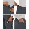 imageMAGCOMSEN Womens Fleece Lined Winter Hiking Waterproof Insulated Outdoor Snow Ski Softshell Pants for Cold WeatherDark Grey