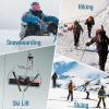 imageMAGCOMSEN Womens Fleece Lined Winter Hiking Waterproof Insulated Outdoor Snow Ski Softshell Pants for Cold WeatherIce Blue