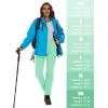 imageMAGCOMSEN Womens Fleece Lined Winter Hiking Waterproof Insulated Outdoor Snow Ski Softshell Pants for Cold WeatherLight Lake Blue