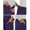 imageMAGCOMSEN Womens Fleece Lined Winter Hiking Waterproof Insulated Outdoor Snow Ski Softshell Pants for Cold WeatherPurple