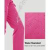 imageMAGCOMSEN Womens Fleece Lined Winter Hiking Waterproof Insulated Outdoor Snow Ski Softshell Pants for Cold WeatherRose