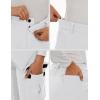 imageMAGCOMSEN Womens Fleece Lined Winter Hiking Waterproof Insulated Outdoor Snow Ski Softshell Pants for Cold WeatherWhite