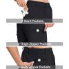 imageMAGCOMSEN Womens Hiking Pants Cargo Capris Lightweight Stretch Water Resistant Joggers with 5 Pockets for OutdoorBlack