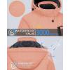 imageMAGCOMSEN Womens Ski Jacket Waterproof Insulated Snow Jacket Warm Windproof Winter Coats with Hood Fleece Lined JacketApricot