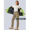 imageMAGCOMSEN Womens Ski Jacket Waterproof Insulated Snow Jacket Warm Windproof Winter Coats with Hood Fleece Lined JacketFluorescent Green